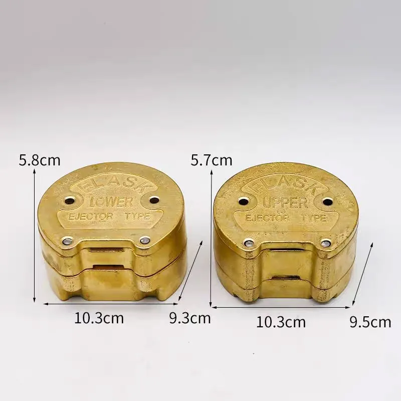 1 PC Dental Lab Copper FLASK Non-stick Plaster Denture Flask Press Compress Flask On Acrylic Partial Denture Work