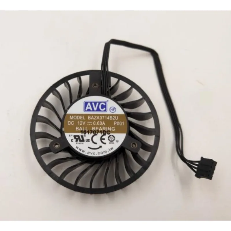 New CPU Fan for AVC BAZA0714B2U QUADRO P4000 Graphics Card Fan