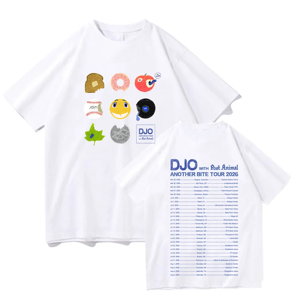 Djo Another Bite Tour 2026 T-Shirt Joe Keery The Crux Graphic Clothing Cotton Summer Round Neck T Shirt Loose Women Men Tees Top