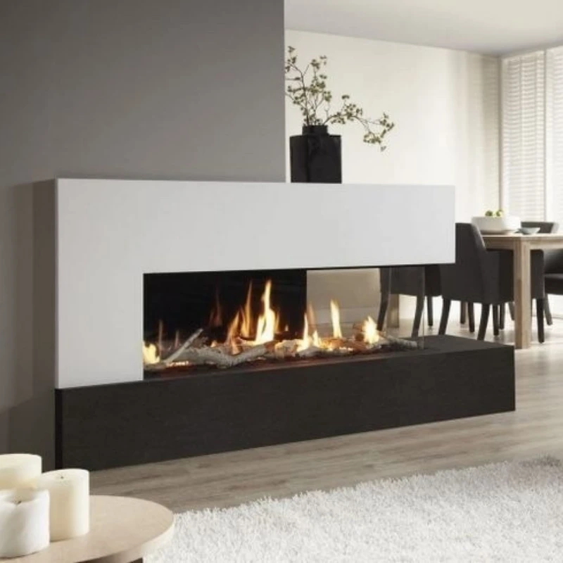 tuya wifi electric smart ethanol burner bioethanol fire table decorative fireplaces