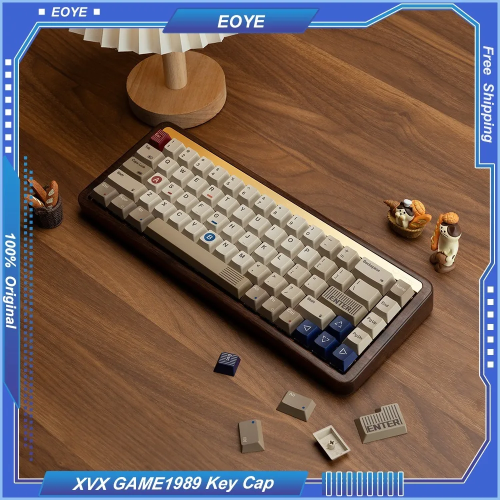 XVX GAME1989 133 Keys Key Cap PBT Original Profile Five Side Thermal Sublimation Thick Caps for Customized Mechanical Keyboard