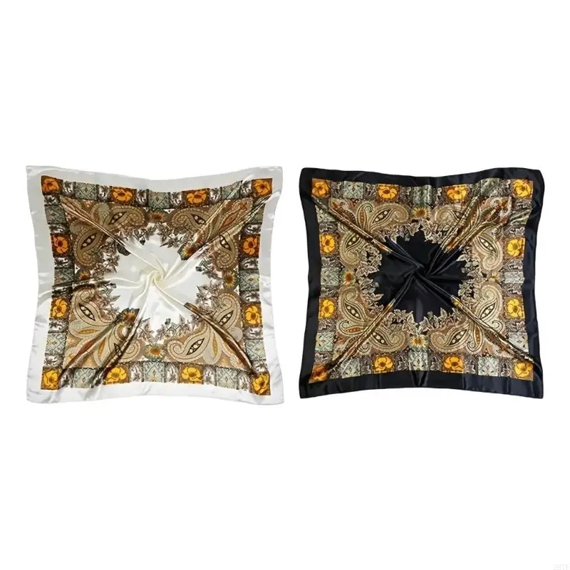 

2025 New Paisleys Printed Scarf 90cm Lightweight And Wrinkles Resistant Gift Ready Accessory
