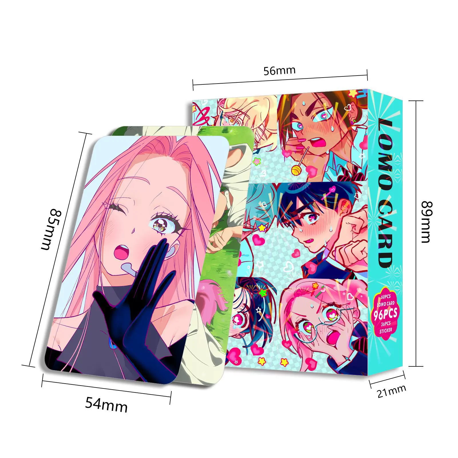 96Pcs/Box Anime Alien Stage Photo Cards Set - Mizi Sua Till Ivan Double-Sided LOMO Cards Perfect Gift for Fans image 5