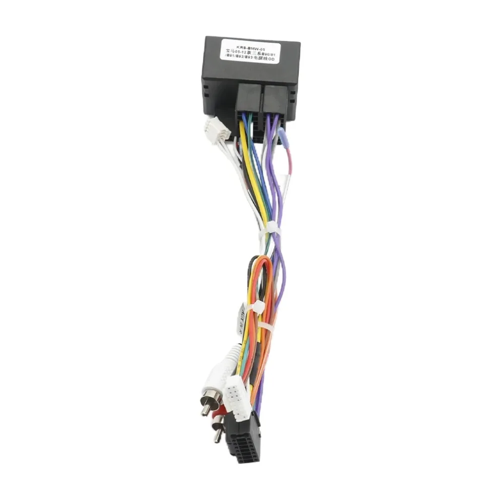 

Автомобильный кабель-адаптер Android, жгут проводов, 16-контактный декодер CANBus для BMW 05-12, три серии E90 81 E90 E92 E93