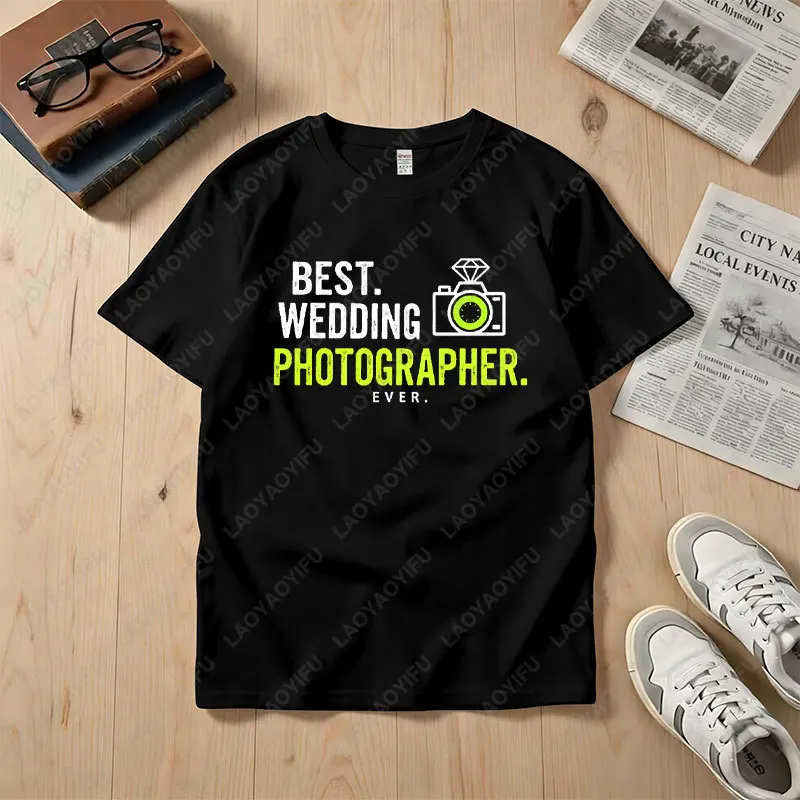 Men & Women's Funny Photographer Graphic T-shirt with 