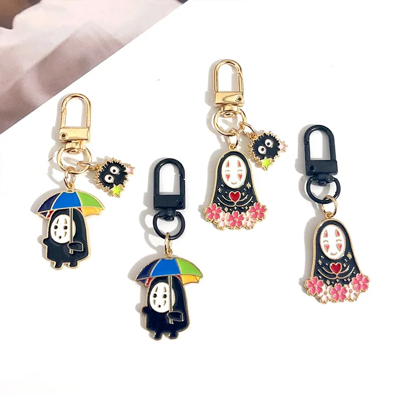 30 Stuks Olie Druppel Legering Cartoon Anime Gezichtsloze Vrouw Oorbellen Legering Email Hanger Sleutelhanger Accessoires Charmsdiy Maken Sieraden