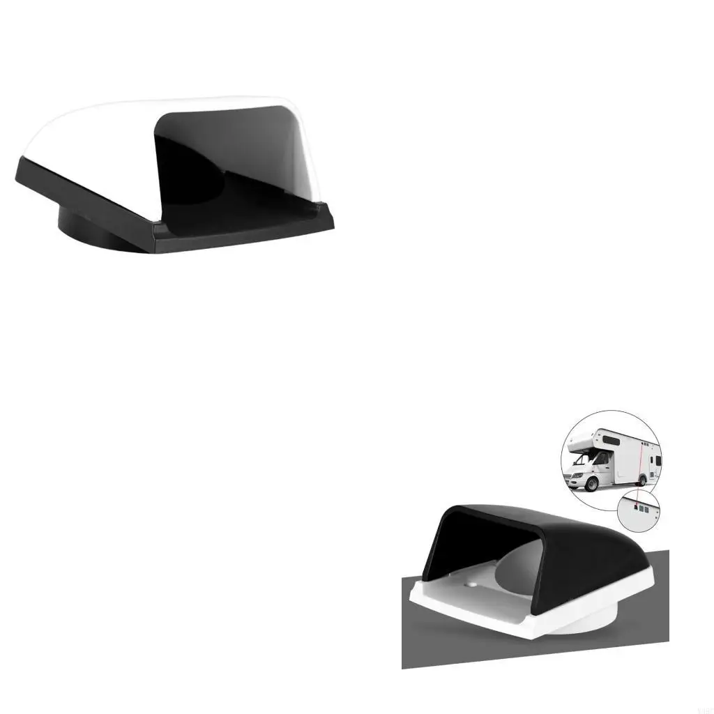 

3 Inch Cowl Vent Weatherproof 3 Inch Ventilation Outlet ABS Boat Cabin Ventilator Ensuring freshes Indoor Air for Boats