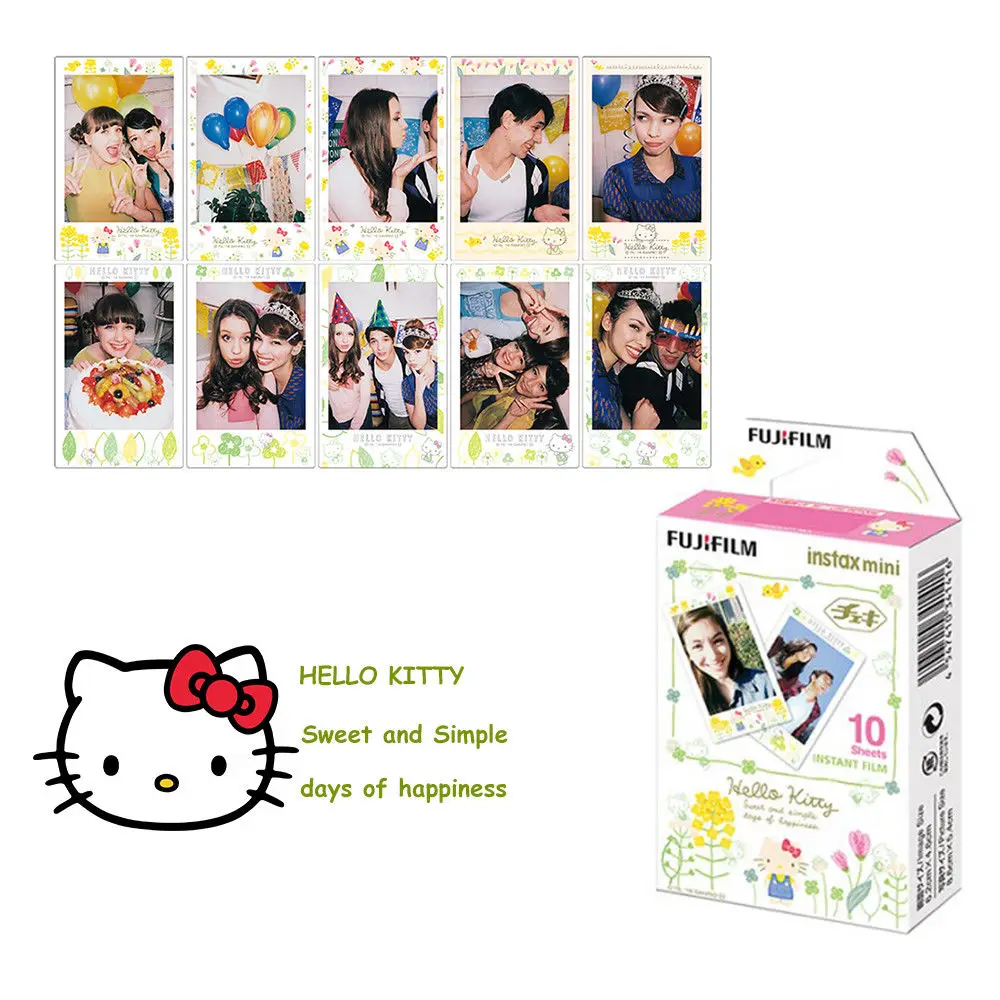 Fujifilm Instax Mini Film Photo Paper 10 sheets For Instax Mini 12/11/9/8/99 Link Liplay EVO Cameras