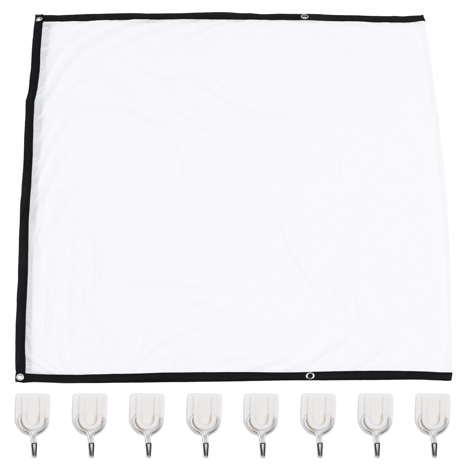 

Portable Projector Screen 100 Inch HD Curtain Cloth Theater Accessories Gaming Conference Classroom Office Public Display Easy