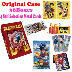 Najnowsze etui z kreskówek hurtownia Dragon Ball karta kolekcjonerska Goku Bulma Booster Box ACG CCG TCG wysokiej jakości hit hobby prezent