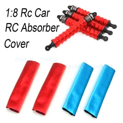 4 pezzi antipolvere ammortizzatori copertura protezioni assorbimento per 1/8 RC Car Truck Buggy per HSP HPI RC Racing Car