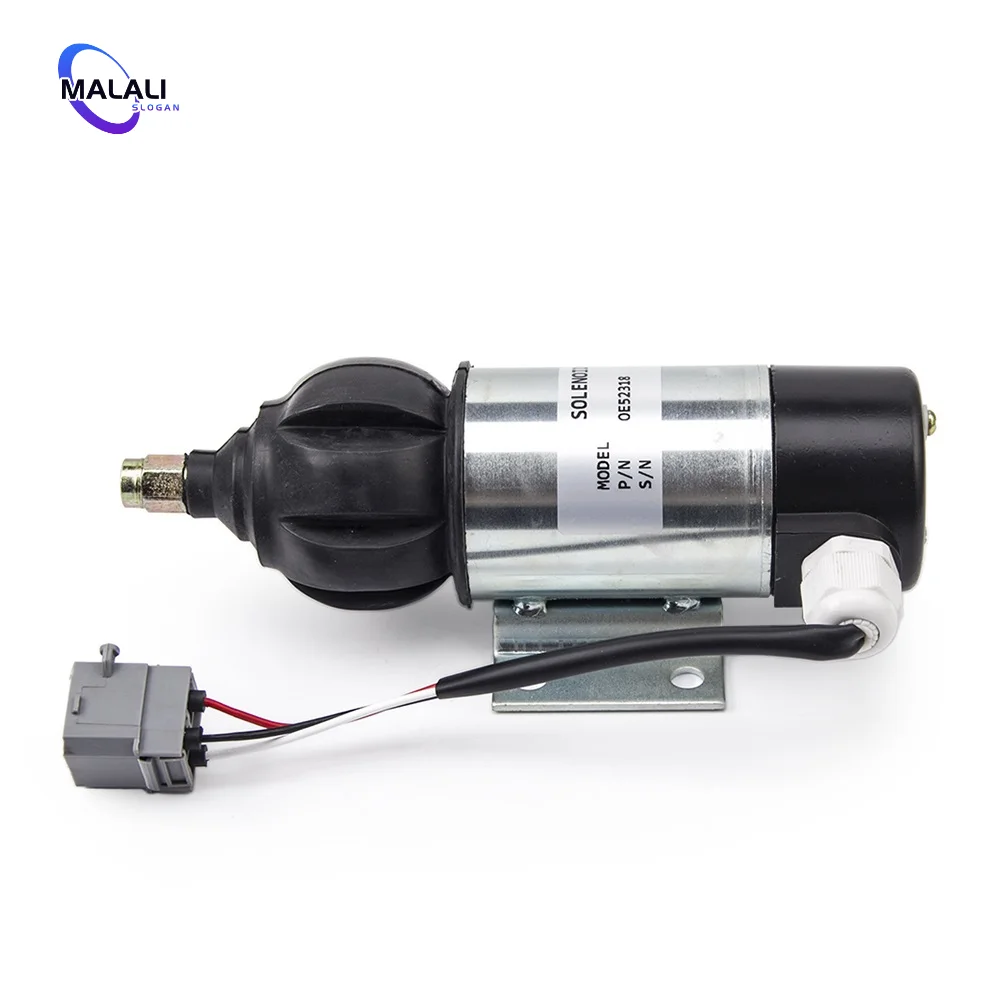 

12V 24V OE52318 Engine Fuel Shutdown Solenoid Valve For Perkins 2006 3008 Series Volvo Penta 872825 873754 1830592 872458 881969