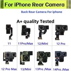 Fully Tested Back Rear Camera Main Lens Flex Cable Camera module For iPhone 11Pro 12/Pro Max 13 13Pro Max Mini 14Pro/Max Camera