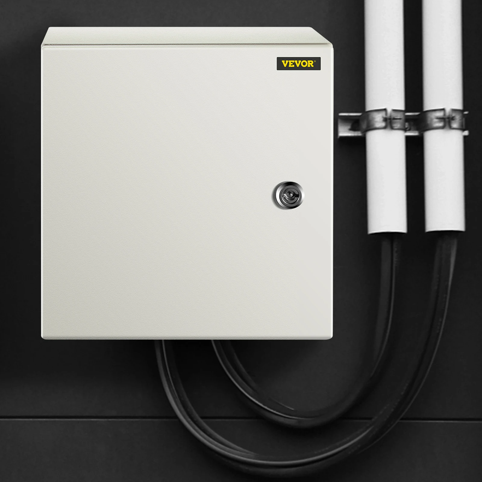 Custodia in acciaio NEMA, scatola elettrica in acciaio NEMA 4X 12 X 6 pollici, IP66 impermeabile e antipolvere, elettrica per interni ed esterni