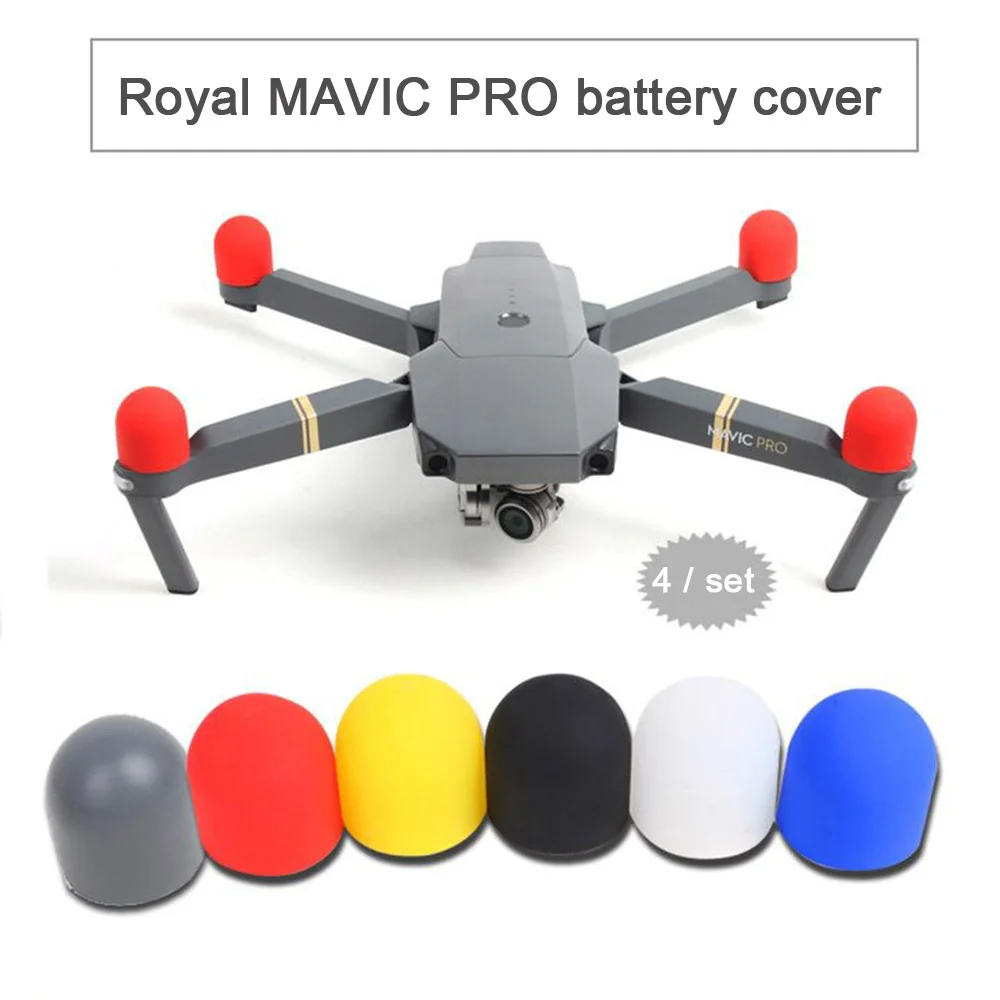 4 pcs for DJI MAVIC 2 PRO Drone Silicone Motor Protection Cap Dust-proof Protective Cover Protecting Guard Case Accessories Kits