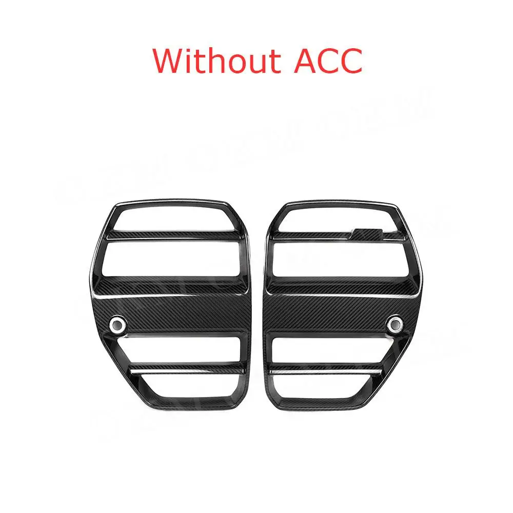 Racing Grills Dry Carbon Fiber Car Front Bumper Grille for BMW 3 Series G80 M3 4 Series G82 G83 M4 2021+