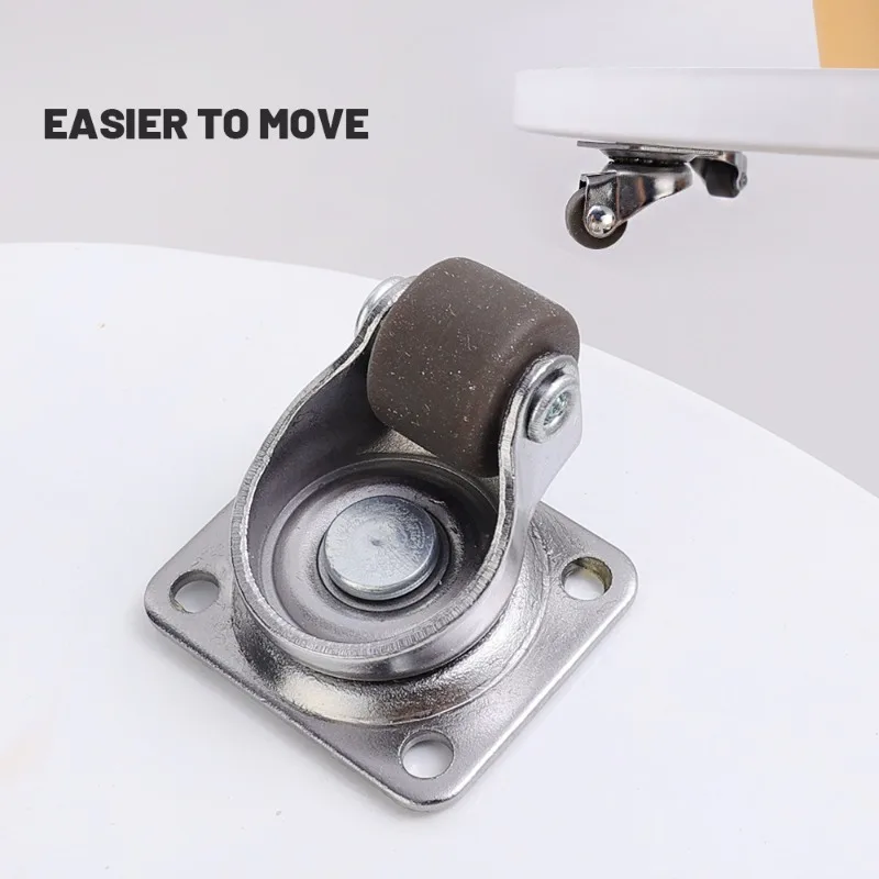 Universelle Möbelrolle mit Rollen und weichem Gummi 360° ° Rotationsrolle für Möbel, Müll, Aufbewahrungsboxen, robuste Lenkrollen – Detail 5