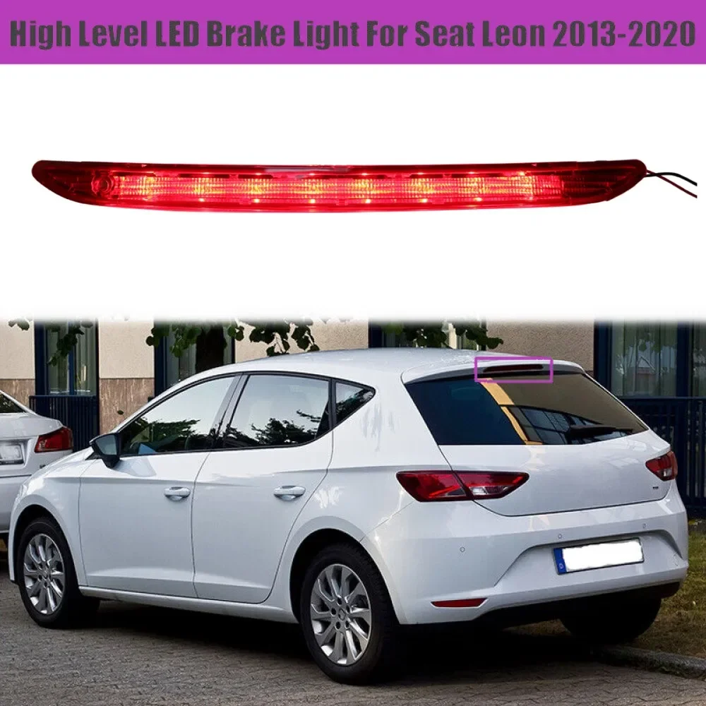 

5F0945097 5F0945097D For Seat Leon/Leon SC/Leon ST 5F13-20 Car Red/Black High Mount Brake Light Rear T3rd Brake Light Stop Lamp