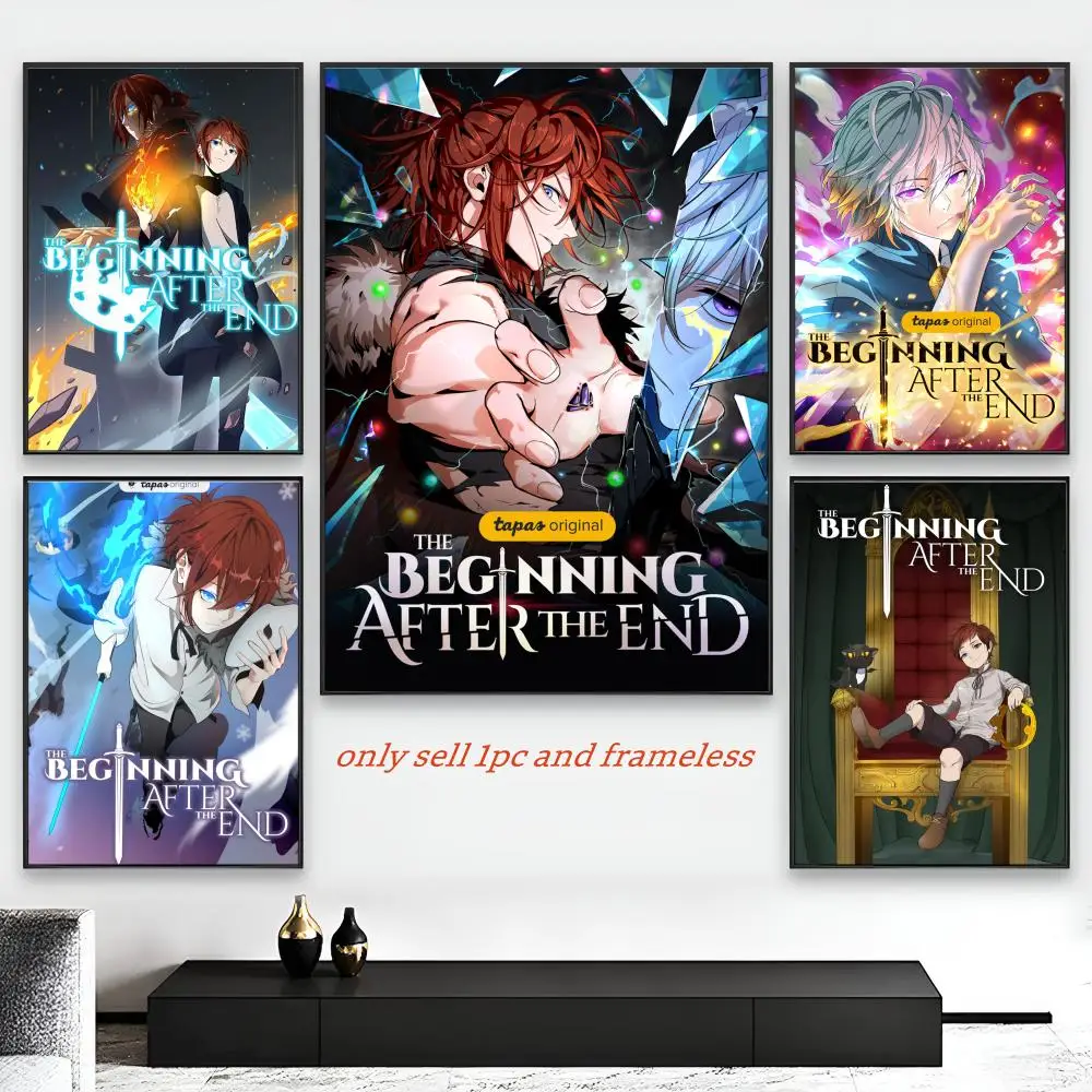 The B-Beginning After The End Poster Art Painting Poster With Prints Home Bedroom Living Room Decoration