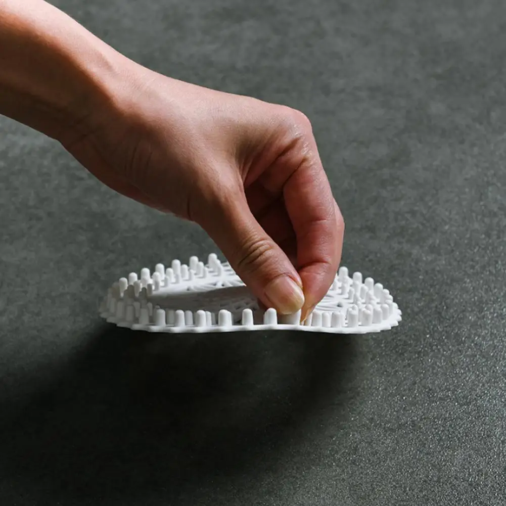 

Anti-clog Shower Drain Hair Catcher Hair Guard Shower Drain Hair Catcher Easy Installation Prevent Clogs Plastic for Bathroom