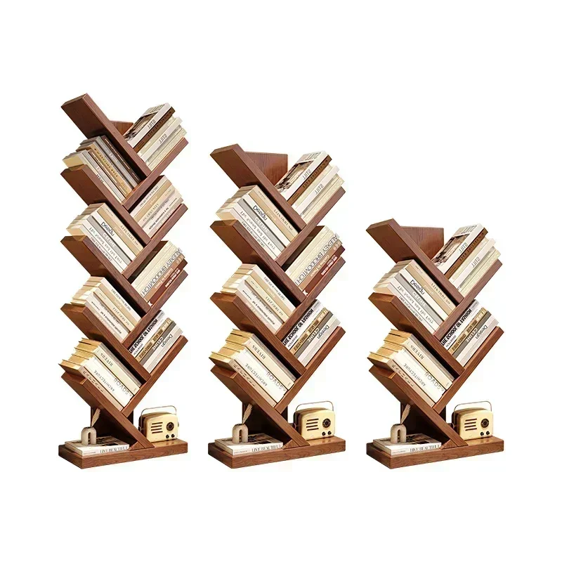 

All solid wood bookshelf Floor shelf Small cabinet Desktop small shelf Hot sales