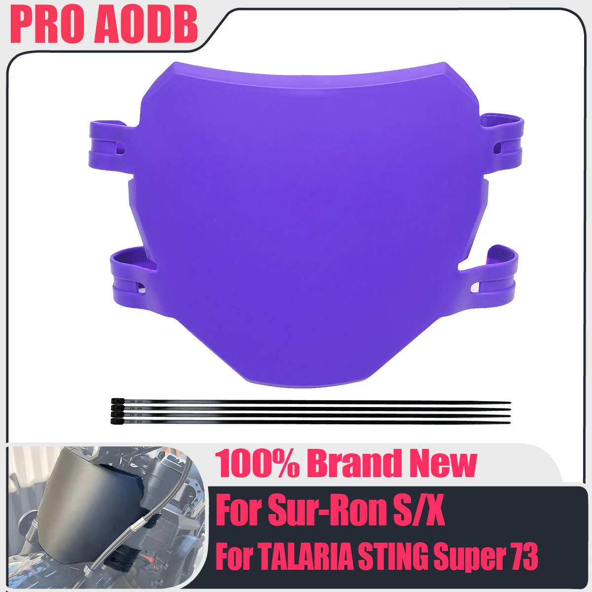 Номерной знак для электровелосипедов Stark Varg, Talaria Sting, Eride Pro, Suron S X, аксессуары для мотоциклов, передний номерной знак