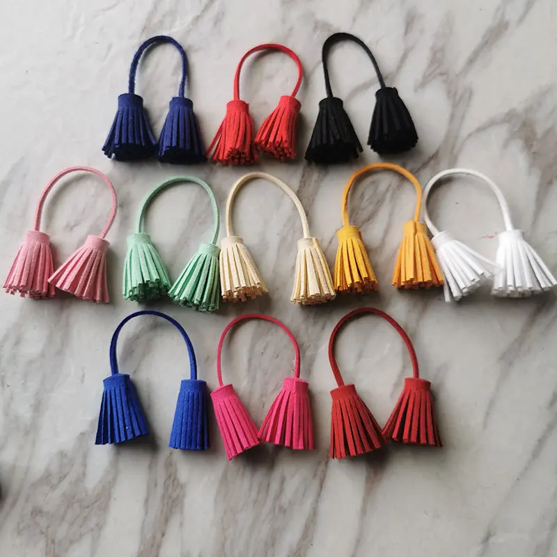 

50 шт./лот, 3 см, бархатная двойная головка в корейском стиле с кисточкой, подвеска ручной работы, сумка для обуви, аксессуары для шляпы, чашка U-диск, автомобильный ремешок