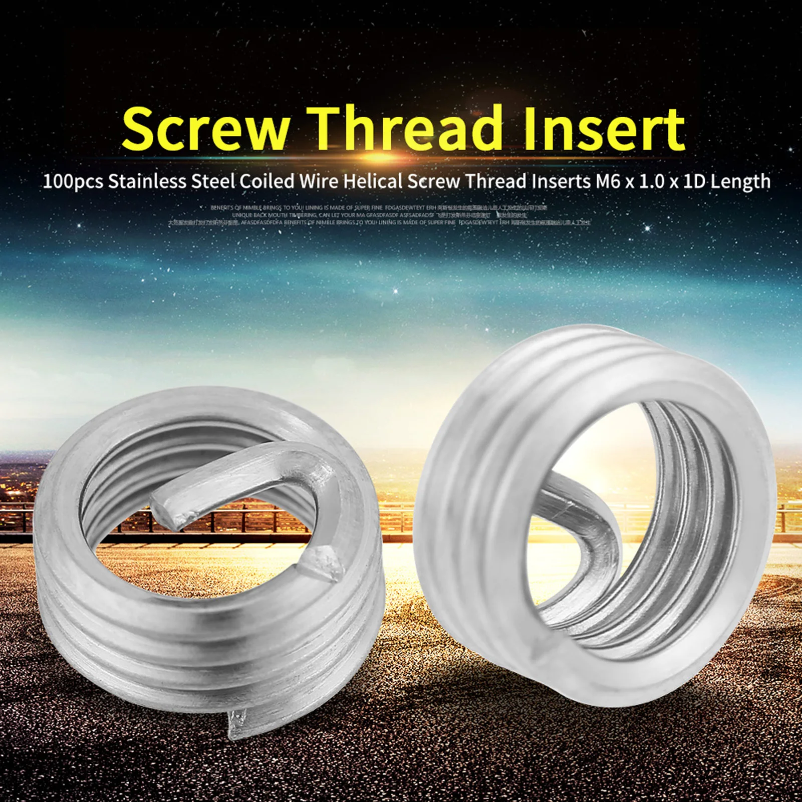 100Pcs Stainless St…