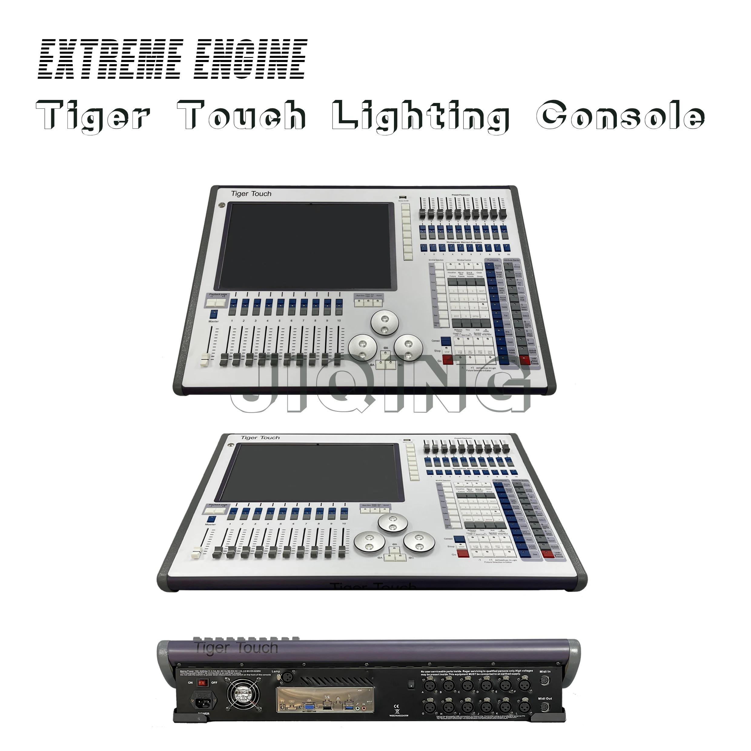 Stage lighting Tiger Touch Tiger lighting console DMX512 dimming console TT headlight controller Tiger touch II with flightcase