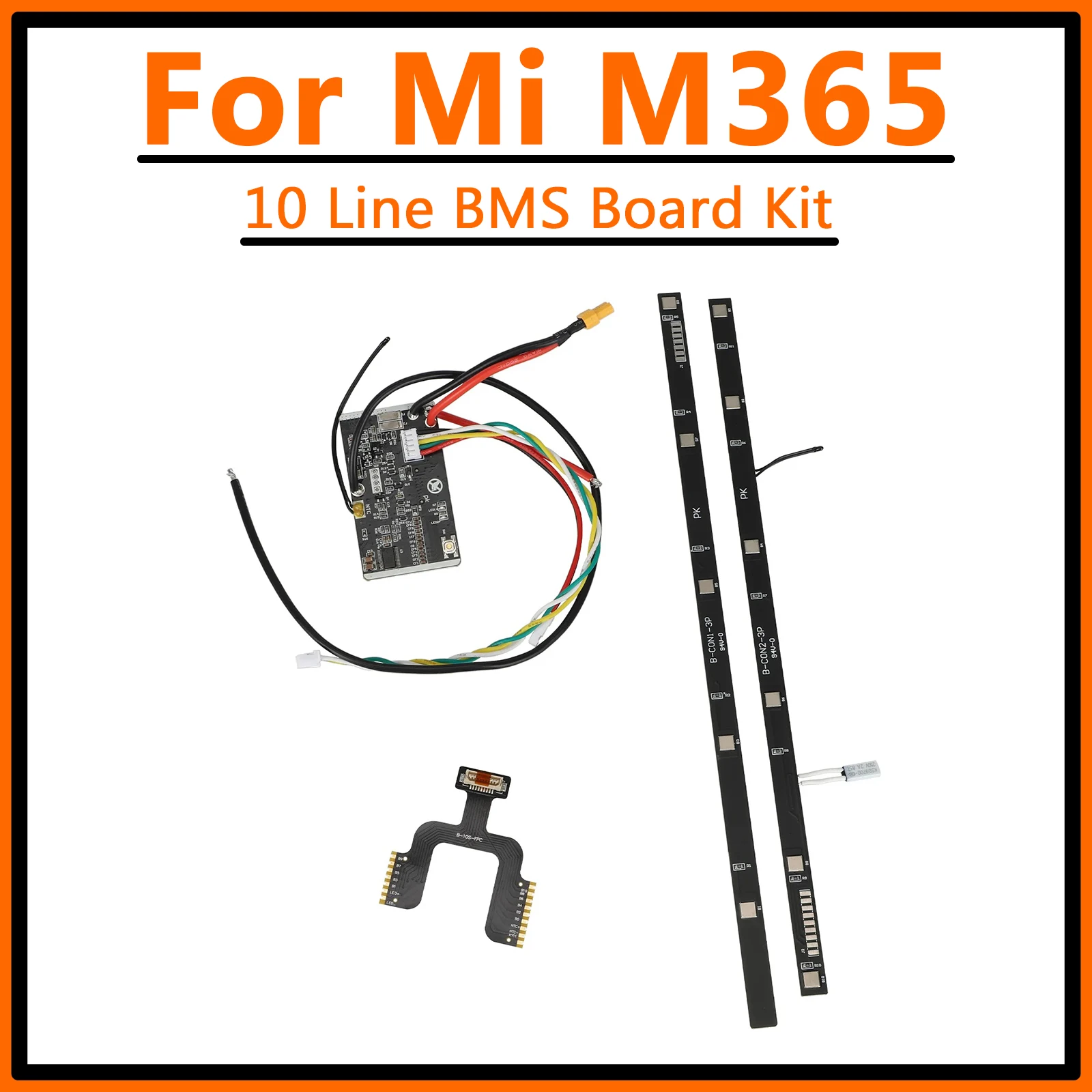 

10 Wires BMS Board and Side Plate and Flex Cable Kit for Mi M365 Electric Scooter Battery Management System with Repair Set