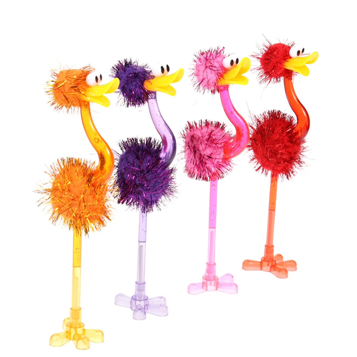 

4pcs Ballpoint Pens Lightweight Colorful Gift For School Office Family Kids Friends Ball Pens
