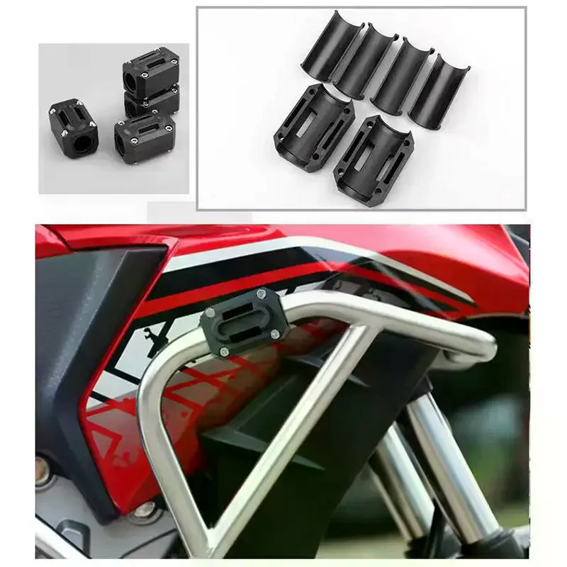 2Pcs Outdoor Road Trip Engine Bumper Guard Blocks Decorative Anti-Collision Blocks Fit 22/25/28mm Vehicle Protection Parts