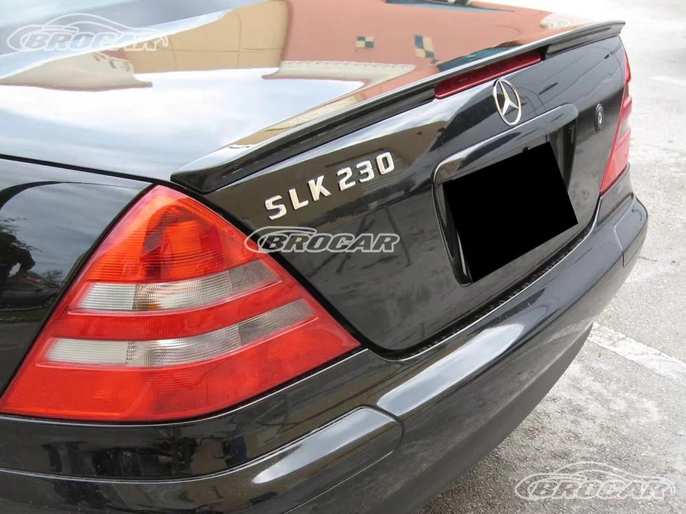 Voor 1996-2004 Mercedes-Benz SLK-Klasse R170 SLK200 230 320 AMG GEN 1 Hoogwaardige FRP Glanzend Zwart Spoiler Kofferbak Boot Wing Spoiler