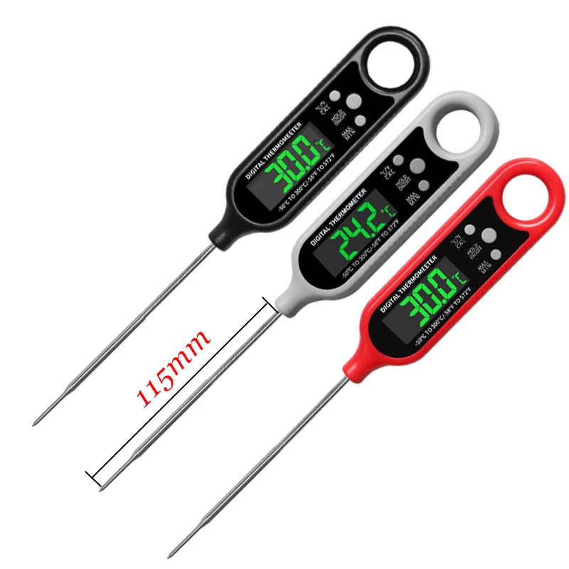 Pen food thermometer electronic stainless steel probe barbecue thermometer kitchen thermometer