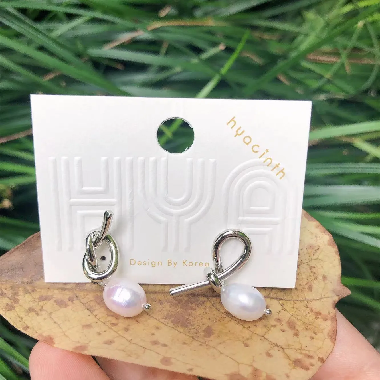 S925 Silver Needle Natural Pearls Asymetric Drop Earring Knotted Hollow Baroque Pearl Hanging Elegant Vintage Dangle HYCINTH