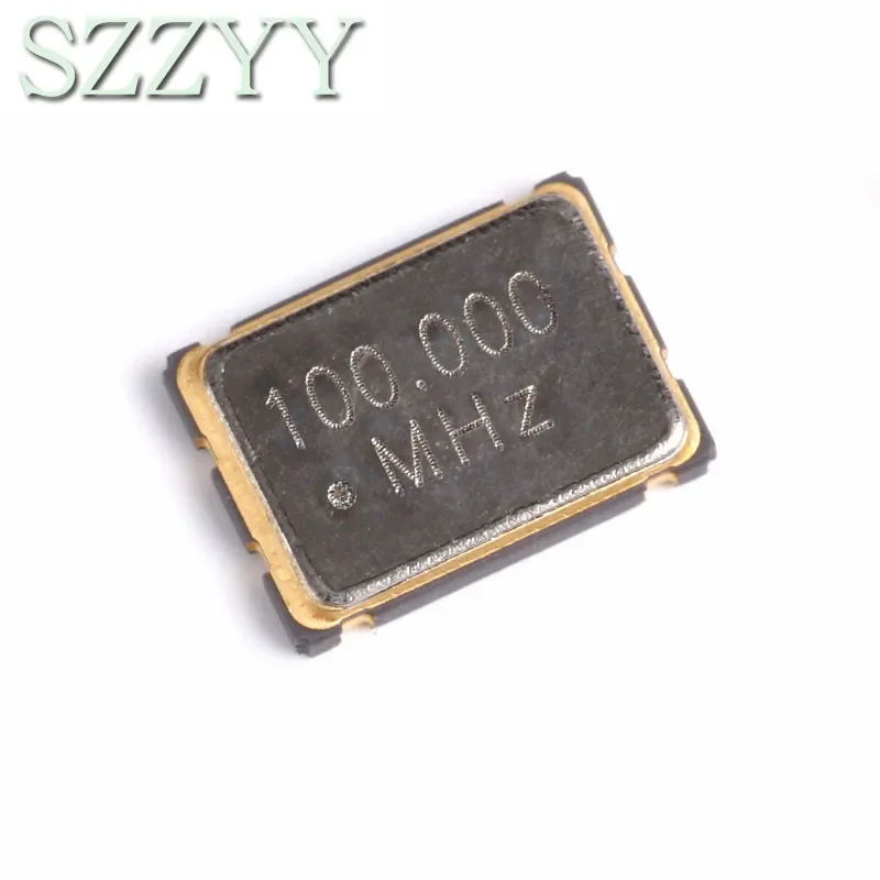 5PCS 5*7mm 7050 4 pins SMD Oscillator 100MHz 100M 100.000mhz Active Crystal Oscillator