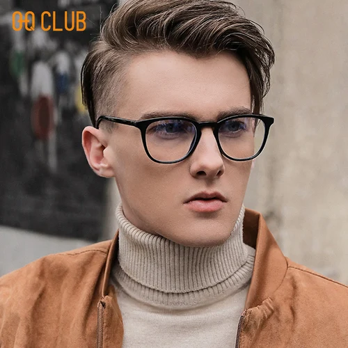 Imagen 2 del producto O-Q CLUB Gafas graduadas para hombres Gafas para mujeres Lentes ópticas Gafas para mujer-3 Lunette Pour Femme Original