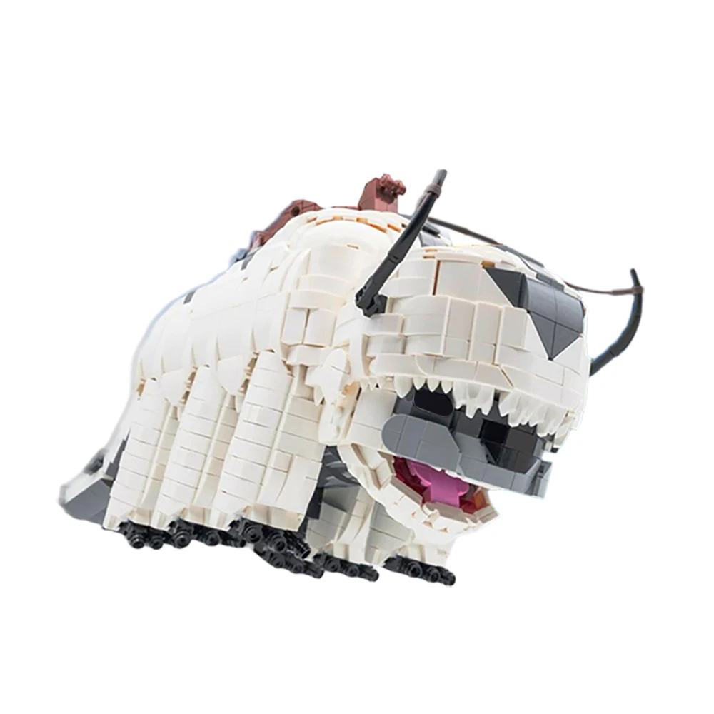Appa the Sky Bison 빌딩 블록 세트 지속된 Airbender 게임 몬스터 그림 벽돌 성인 선물(2429 Pcs)
