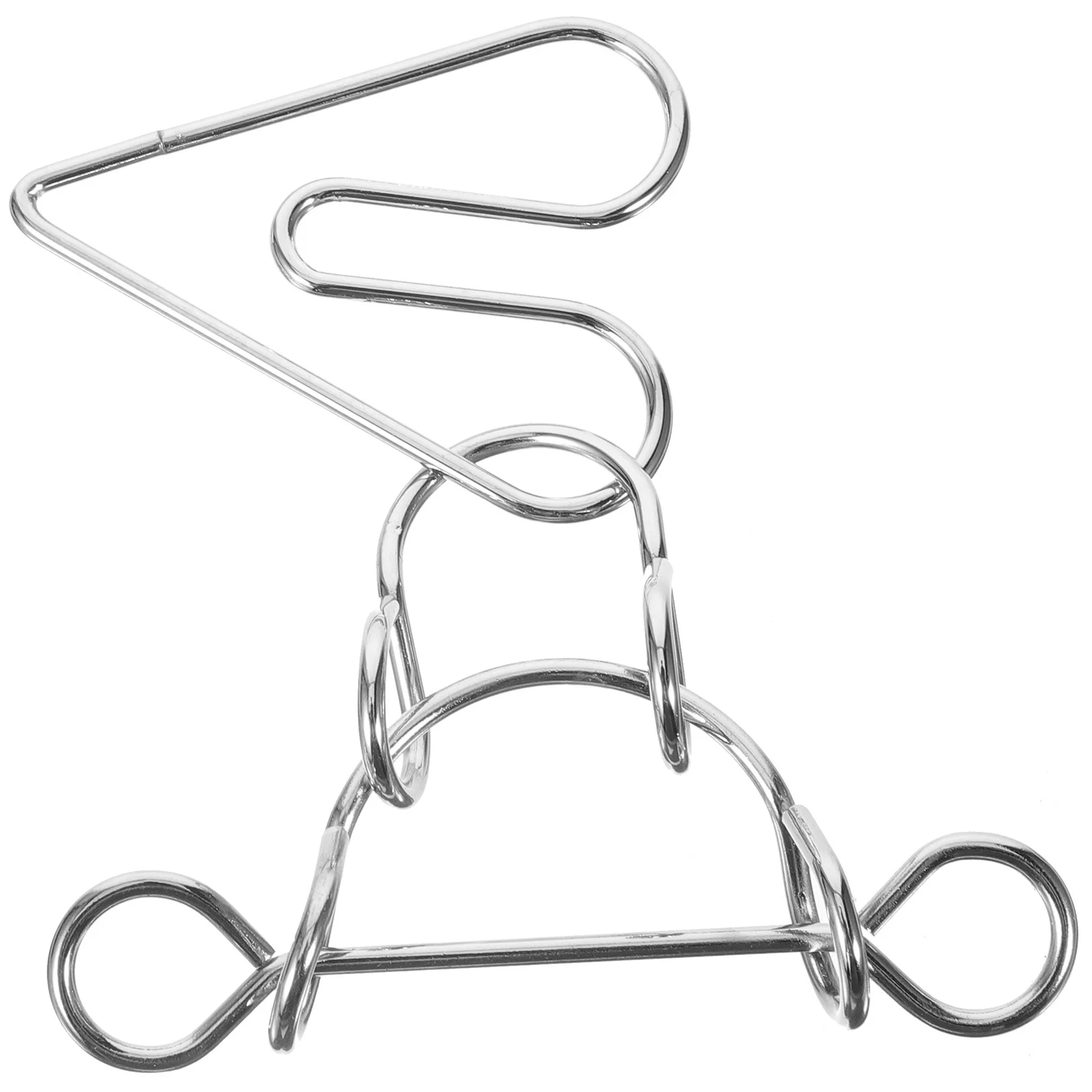 Anello puzzle educativo in metallo a forma di cuore Soluzione puzzle di sblocco Anello interattivo in metallo per bambini Serrature d'amore personalizzate