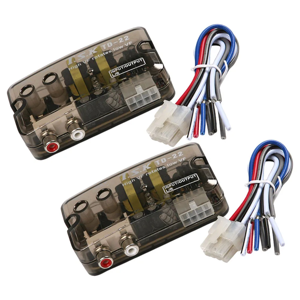 

Car Audio Converter High to Low Frequency Speaker Level Delay Converter for Amplifier Line Output Adapter Car Audio Accessories
