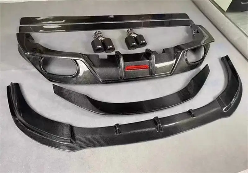 ل BMW Z4 G29 2019 2020 2021 2022 2023 ReaI ألياف الكربون الوفير الجبهة الشفة الخلفية الشفة الجانبية التنانير الذيل الجناح المفسد عدة