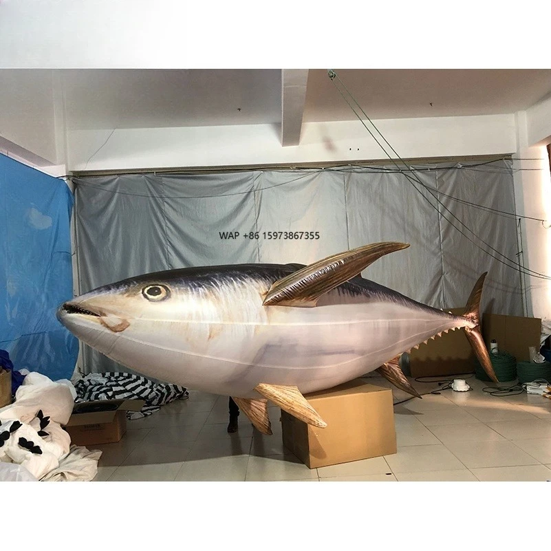 Ocean Themed Fishing Competition Big Outdoor Fish Inflatable Yellowfin Tuna
