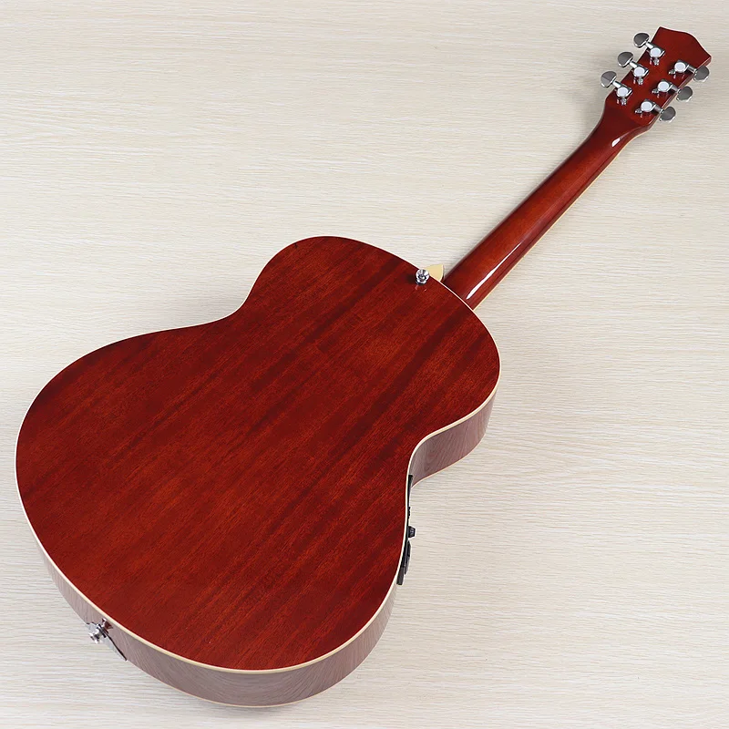 High Gloss Finish Resophonic Guitar 6 String Electric Echo Acoustic Guitar Full Size Folk Guitar