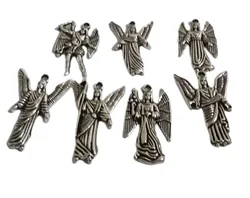 84pcs Mixed Tibetan Silver Metal Wing Angel Charms Pendants A1696-A1702
