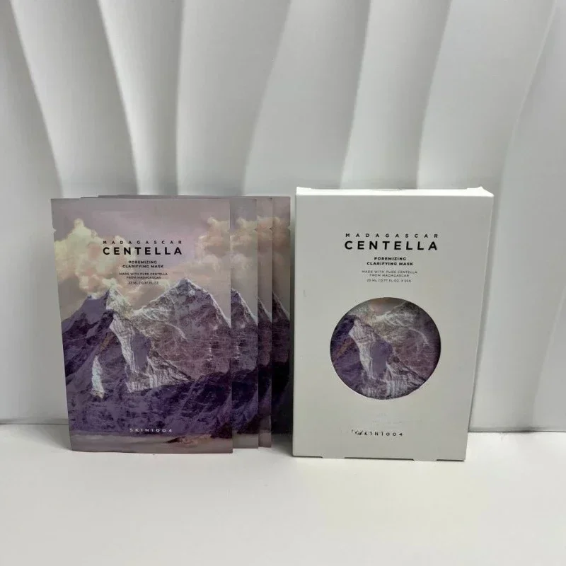 

Skin1004 Уход за кожей Ангел Мадагаскар Розовая маска Маска центеллы Assad 5 шт. Восстанавливающая увлажняющая сужающая поры Осветляющая тон кожи