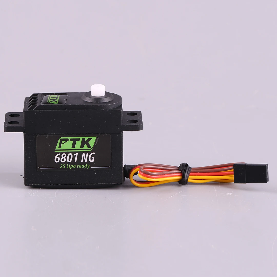 PTK 6801 NG Atacado modelo servo de simulação digital de engrenagem de direção, modelo de navio, planador, asa fixa, motor de direção robô