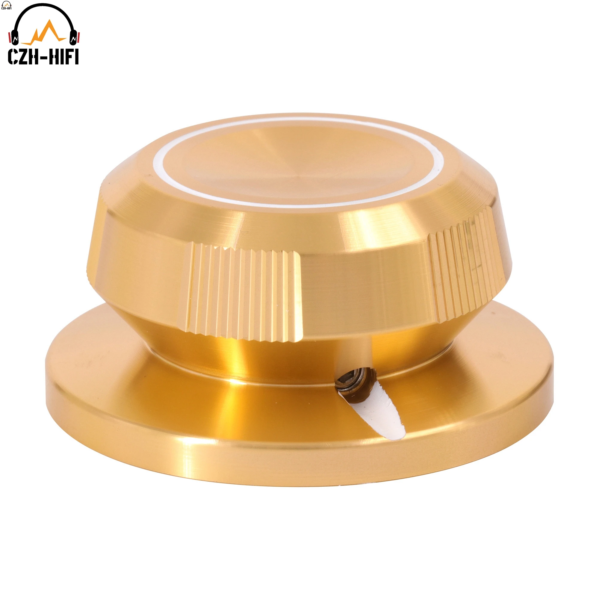 48x23 High End CNC Machined Solid Aluminum Knob for Audio Amplifier Potentiometer Volume Control DAC Radio Ratary Switch DIY