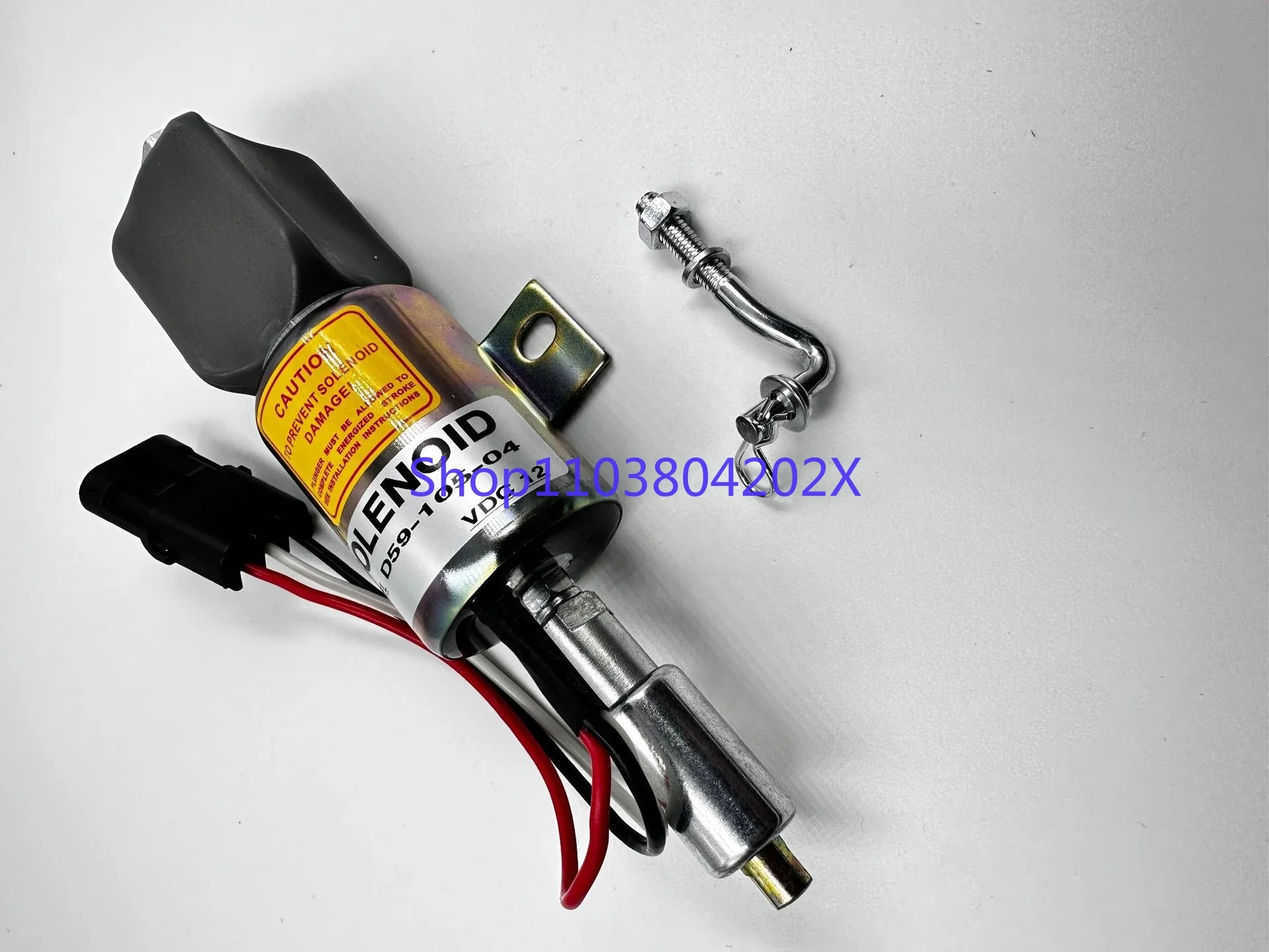 D59-105-04   1756ES-24EUCLB1S1  Flameout Stop Solenoid Valve 24V Fits Excavator Shang Chai for oman  cummins