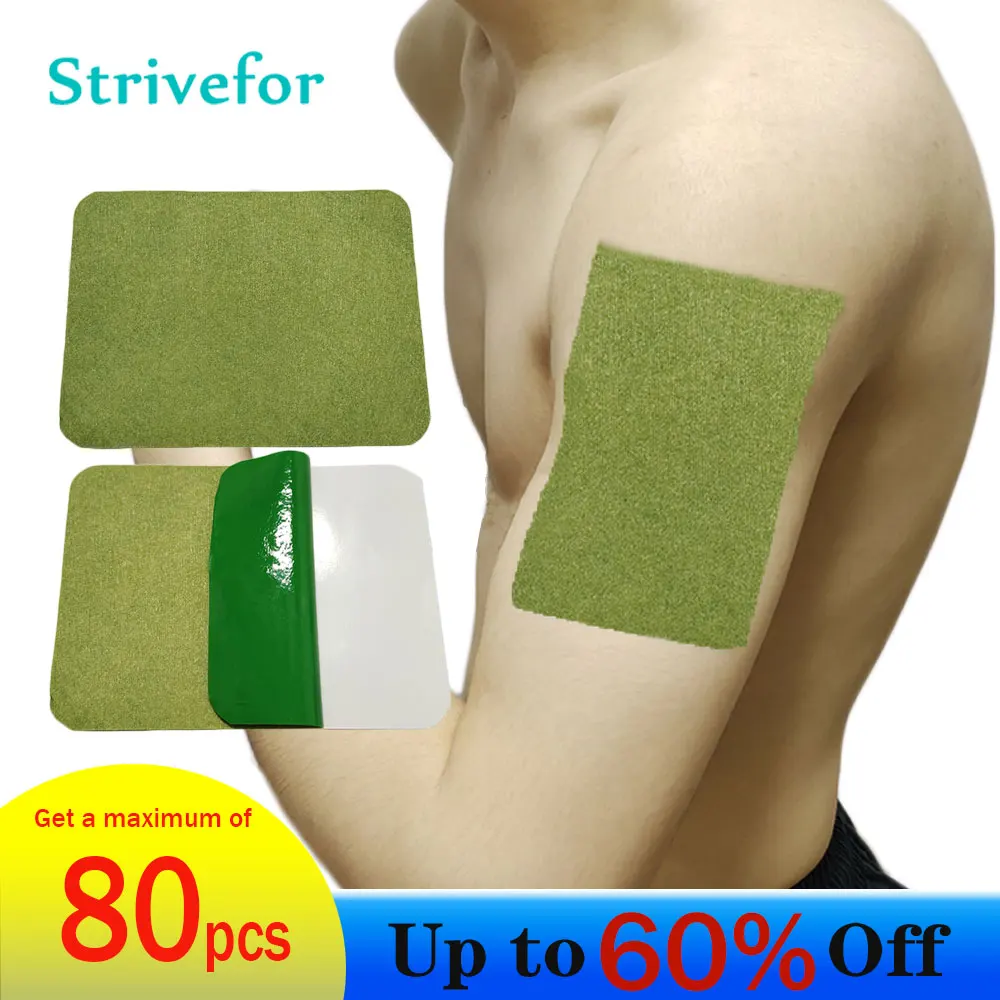 

8-80pcs Muscle Patches Knee Neck Shoulder Back Foot Hand Patch For Office Workers Middle-aged & Elderly People Need
