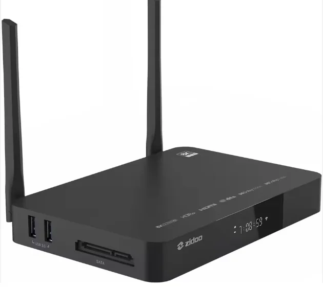 RC New Zidoo Z9X 8K  4 k HDR Media Player Android 11 OS with Amlogic S928X-K 6G+64G VPU Video Engine  Image Engine  HD TV Stick